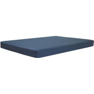 6" Full Quilted Top Bunk Bed Mattress, Navy