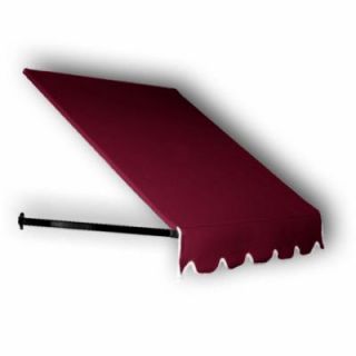 AWNTECH 6 ft. Dallas Retro Window/Entry Awning (24 in. H x 36 in. D) in Burgundy ER23 6B