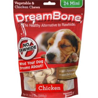 Dreambone Vegetable & Chicken Mini Dog Chews, 24ct