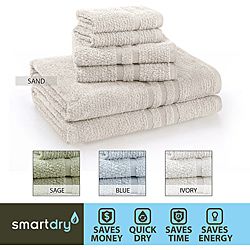 Smart Dry Cotton 6 piece Towel Set  ™ Shopping