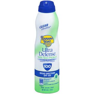 Banana Boat Ultra Defense Clear Continuous SPF 110 Sunscreen Spray 6