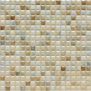 Daltile Fashion Accents Sand 12 in. x 12 in. x 8 mm Porcelain Mosaic Wall Tile F0095858MS1P