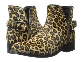 Just Cavalli Leopard Pony Hair Ankle Boot