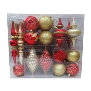 Holiday Living 34 Pack Multicolored Ornament Set