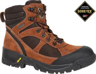 Mens Georgia Boot GBOT032 6 Stone Mountain Hiker Composite Toe Boot   Brown