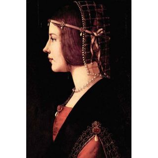 Buyenlarge Lady Beatrice dEste by Leonardo Da Vinci Painting Print