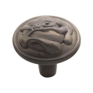 Knobware 1 in. Oil Rubbed Bronze Rose Knob C3518/1/ORB