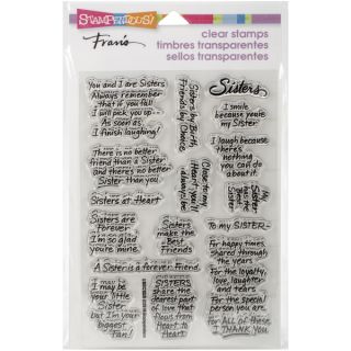 Stampendous Perfectly Clear Stamps 4X6 Sheet Sisters   17087845