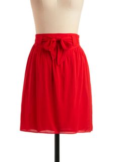 Homemade B red Skirt  Mod Retro Vintage Skirts