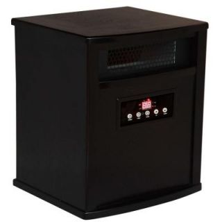 American Comfort Titanium 1500 Watt Infrared Electric Portable Heater with Built in Air Purifier   Espresso ACW0039WE