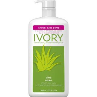Ivory Aloe Scented Body Wash, 32 fl oz