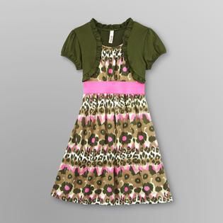 Route 66   Girls Knit Dress   Camo Animal Print
