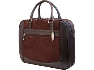 Mobile Edge Brown 16" ScanFast Element Checkpoint Friendly Briefcase Model MESFEB8