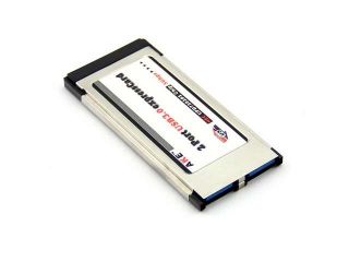 Baaqii A217 NEC Chip 720202 Express card ExpressCard 34mm to USB 3.0 2 Ports Adapter Card