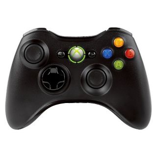 Xbox 360 Wireless Contoller   Black (Xbox 360)