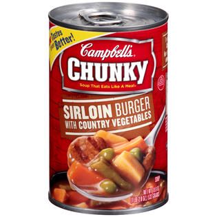 Campbells Sirloin Burger with Country Vegetables RTS Soup 18.8 OZ