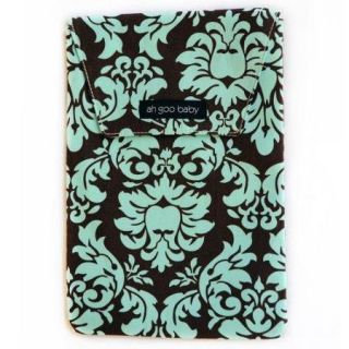 Ah Goo Baby The Diaper Pouch, Teal, Chocolate Multi Colored