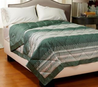 Northern Nights Fair Isle 400TC Extra Warmth KG Reversible Down Blanket —