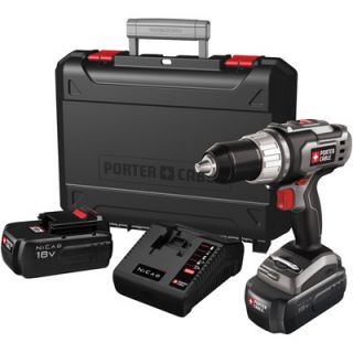 Porter Cable 18 Volt Drill Driver Kit PC180DK 2