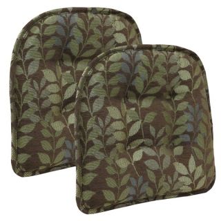 Dora Chocolate Tufted Chair Pad (Set of 2)   17340611  