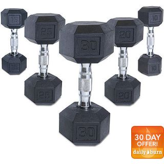 CAP Barbell Coated Hex Dumbbell, Single