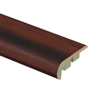 Zamma High Gloss Distressed Maple Sevilla 3/4 in. Thick x 2 1/8 in. Wide x 94 in. Length Laminate Stair Nose Molding 013541652