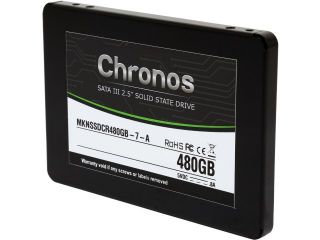 Mushkin Enhanced Chronos 2.5" 480GB SATA III Internal Solid State Drive (SSD) MKNSSDCR480GB 7 A