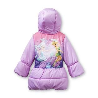 Disney Baby   Fairies Toddler Girls Puffy Coat   Tinker Bell