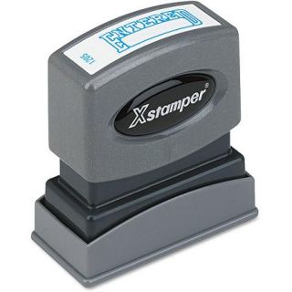 Xstamper ECO GREEN Title Message Stamp, Pre Inked/Re Inkable
