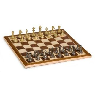 Florentine Brass & Silver Chess Set