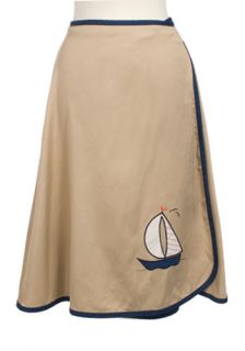 Set Sail Vintage Skirt  Mod Retro Vintage Vintage Clothes