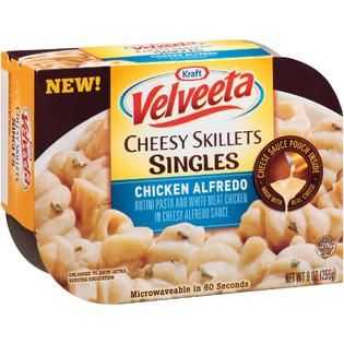 Kraft Velveeta Cheesy Skillets Singles, Chicken Alfredo, 9 oz, (255 g)