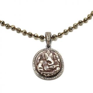 Rarities Fine Jewelry with Carol Brodie Champagne Diamond Sterling Silver "Gan   7708703