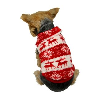 Insten Puppy Dog Pet Classic Snowflake Turtle Neck Sweater Winter Warm