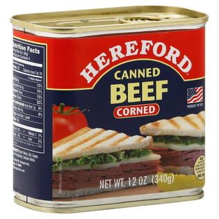 Hereford Beef, Canned, Corned, 12 oz (340 g)   Food & Grocery