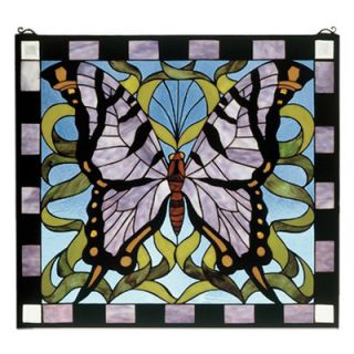 Meyda Tiffany Butterfly Stained Glass Window