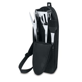 Picnic Time 4 Piece Stainless Steel Grilling Tool Set