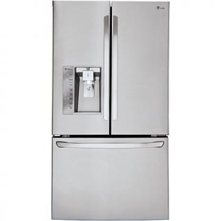 LG 29.8 Cu. Ft. Super Capacity 3 Door French Door Refrigerator   Stainless Stee   7885402