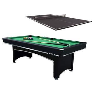 Triumph Sports USA 7 ft. Billiard Table with Table Tennis Top   