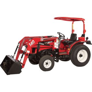 NorTrac 25XT 25 HP 4WD Tractor with Front End Loader — with Turf Tires