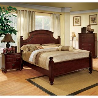 Furniture of America European Style Cherry Four Poster Bed   16403935