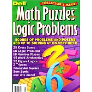 Dell Math Puzzles & Logic Problems Magazine   Books & Magazines