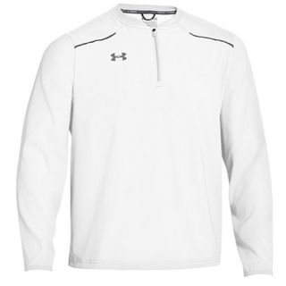 Under Armour Ultimate Cage Jacket   Mens   Baseball   Clothing   White/Graphite