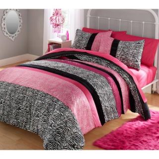 your zone piece zebra bedding comforter set