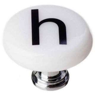 Letter h Round Knob