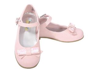 Rachel Shoes Little Girls 3 Pink Patent Sparkle Bow Dress Shoes