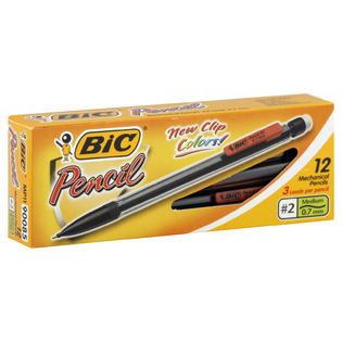 BIC Mechanical Pencils, Medium, 0.7 mm, 12 pencils   Office Supplies