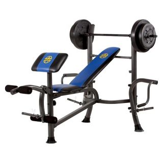 Marcy Bench with 80 lb. Weight Set (MWB 36780B)