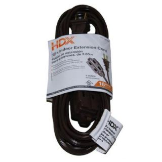 HDX 12 ft. 16/2 Cube Tap Extension Cord HD#145 009