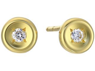 Roberto Coin Tiny Treasures 18K Earrings with Diamonds Yellow Gold